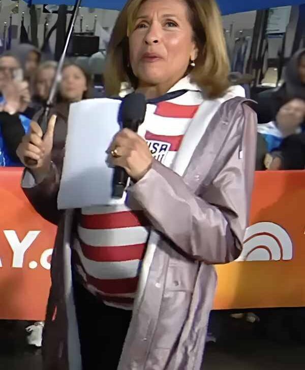 The Today Show 2026 Hoda Kotb Purple Rain Jacket