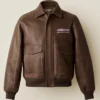 The World's Borough Leather Flight Jacket