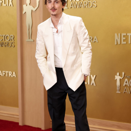 Timothée Chalamet White Blazer 2026 Actor Awards