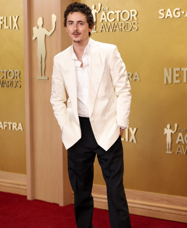Timothée Chalamet White Blazer 2026 Actor Awards