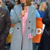 Today Show Hoda Kotb Gray Wool Coat