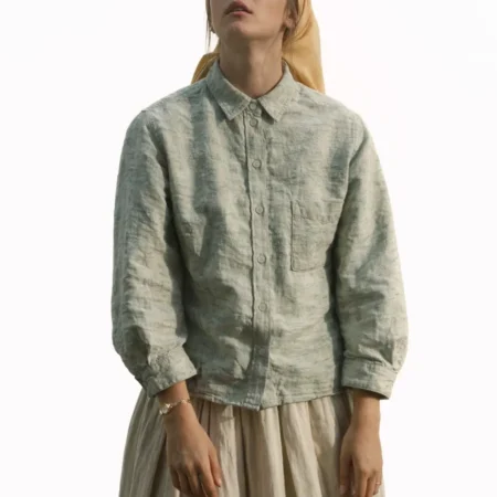 Unchosen Blue Cotton Shirt