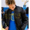 Union LA x Air Jordan 1 UCLA Bruins Black Satin Jacket