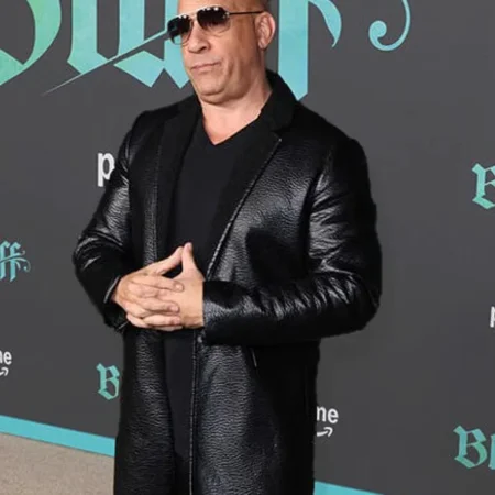 Vin Diesel The Bluff 2026 Event Leather Coat