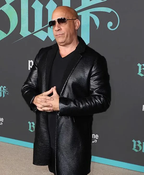 Vin Diesel The Bluff 2026 Event Leather Coat