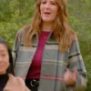 Wild Vacation Rentals 2026 D’Arcy Carden Green Plaid Jacket