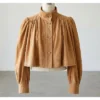 Womens Cropped Suede Jacket