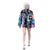 Zara Larsson Studded Floral Multicolor Jacket for sale