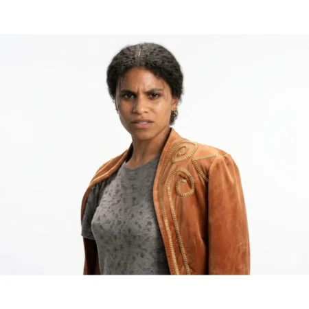 Zazie Beetz They Will Kill You Brown Jacket for sale