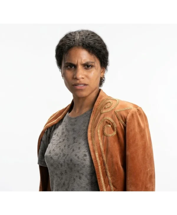 Zazie Beetz They Will Kill You Brown Jacket for sale