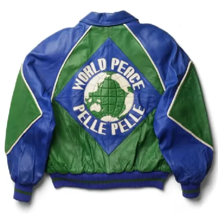 buy 1991 Pelle Pelle World Peace Leather Jacket