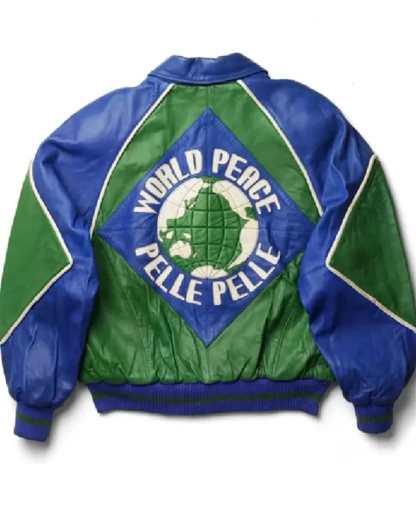 buy 1991 Pelle Pelle World Peace Leather Jacket
