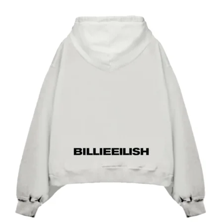 buy Billie Eilish Premium Hanging Blohsh White Hoodie