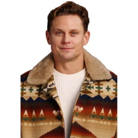 buy Billy Magnussen The Audacity Aztec Sherpa Jacket