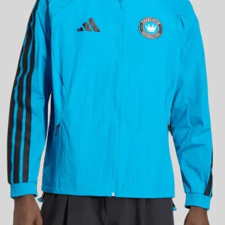 buy Charlotte FC adidas 2026 Anthem Blue Raglan Jacket