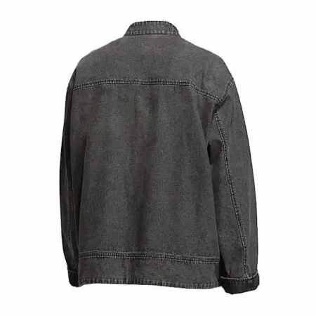 buy Chinese New Year Dark Gray Denim Jacket