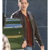 buy Dwayne Pride NCIS Origins S02 Brown Leather Jacket