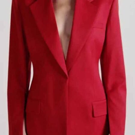 buy Emily In Paris S5 Lily Collins Red Blazer