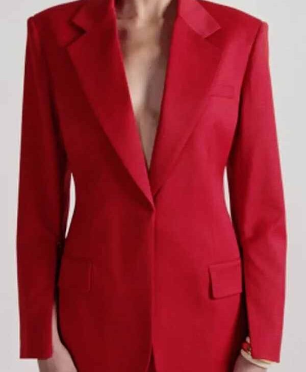 buy Emily In Paris S5 Lily Collins Red Blazer