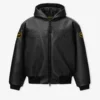 buy Fear of God x Vanson Essentials Leather Hooded Bomber