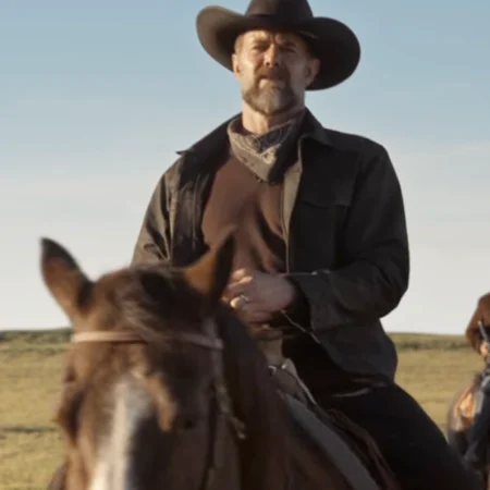 buy Garret Dillahunt Lanterns Brown Jacket