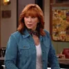 buy Happys Place S2 Reba McEntire Suede Trucker Jacket