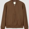 buy Hart Hoxton CIA S01 Brown Bomber Jacket