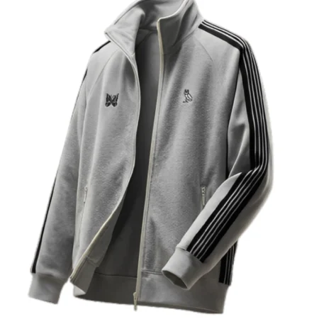 buy OVO x Needles Track Grey Jacket