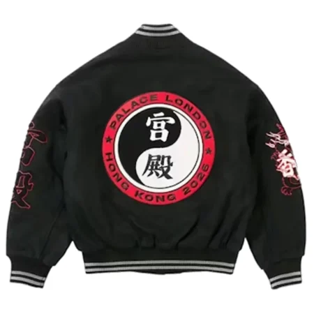 buy Palace Hong Kong Yin Yan Varsity Jacket