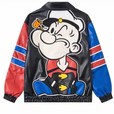 buy Popeye The Sailor Man Leather Jacket