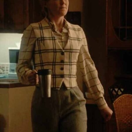 buy Scarpetta 2026 Rosy McEwen Plaid Vest