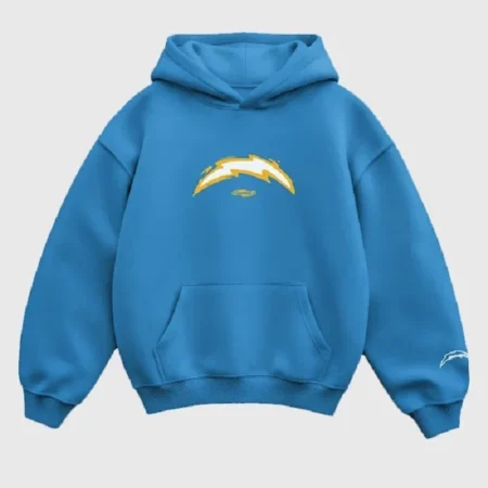 buy Seen x Chargers Sorry I Was Bolting Up Blue Hoodie