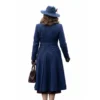 buy Sophie Rundle Peaky Blinders Blue Wool Coat
