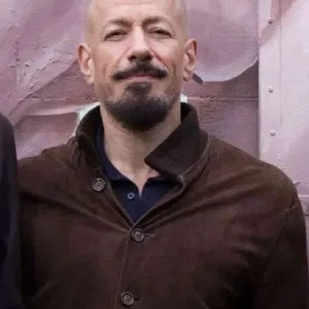 buy Tarik Saleh Eagles of the Republic Brown Suede Jacket