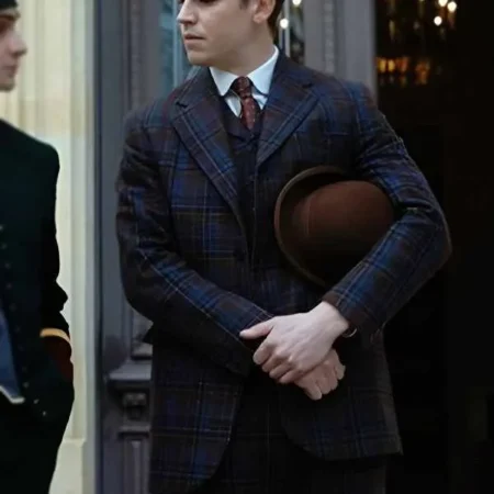 buy Young Sherlock 2026 Hero Tiffin Plaid Suit