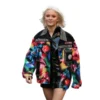 buy Zara Larsson Studded Floral Multicolor Jacket