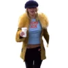 shop Britney Spears Faux Fur Shearling Suede Coat