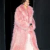 shop Zendaya The Drama Pink Fur Coat