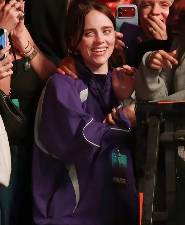 2026 Coachella Billie Eilish Jacket Purple For Sale