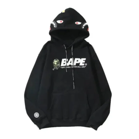APE Shall Never Kill Ape BAPE Black Hoodie