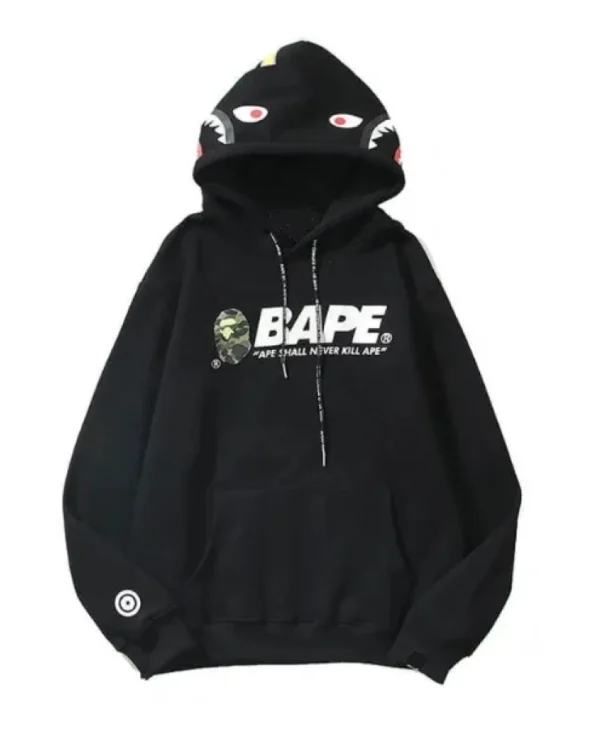 APE Shall Never Kill Ape BAPE Black Hoodie