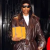ASAP Rocky NYC Valentines Day Leather Coat