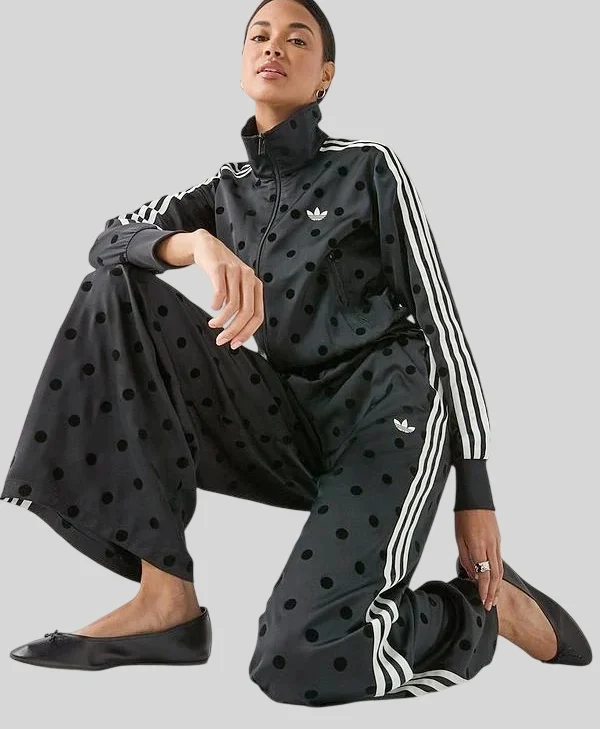 Adidas Polka Dots Black Tracksuit