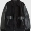 Adidas Y-3 x Mercedes Leather Racing Jacket