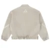 Adidas x Entire Studios Z.N.E. Beige Bomber Jacket For Sale