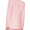 America Rhiannon Ally Pink Leather Blazer