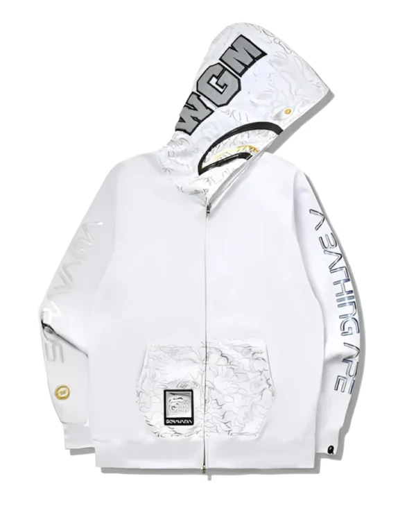 BAPE 23rd Anniversary White Hoodie