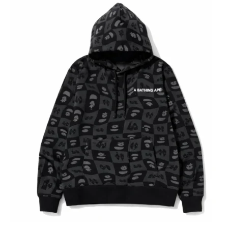 BAPE Black Pullover Hoodie A Bathing Ape