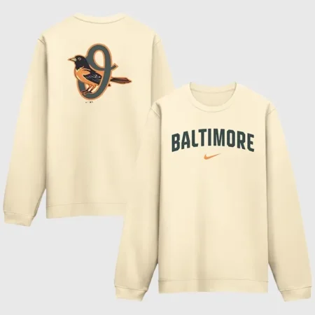 Baltimore Orioles 2026 City Connect Club 2-Hit Sweatshirt