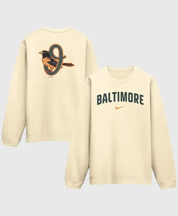 Baltimore Orioles 2026 City Connect Club 2-Hit Sweatshirt